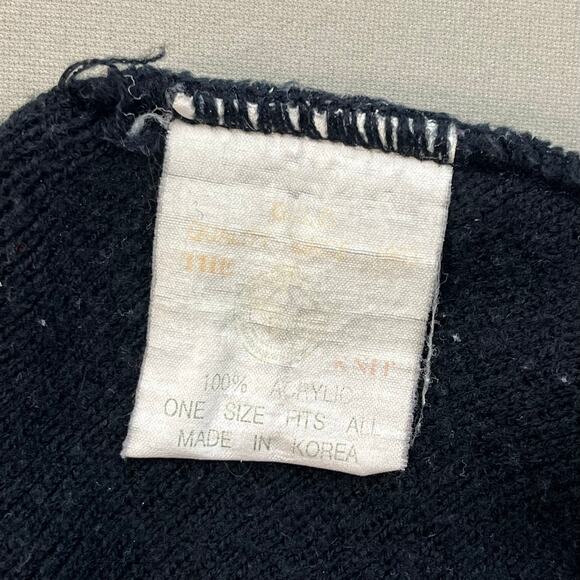 Vintage Boston Bruins Beanie Hat Black Knit Cuffed G-Cap NHL Hockey Logo 90s - Picture 4 of 6